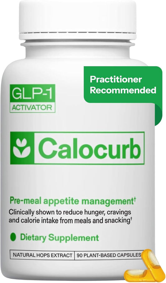 Calorie Control Supplement 6X Natural GLP-1 Activator, Official & Patented Amarasate Formula, Plant Based Dietary GLP1 Supplement, Manages Appetite, Hunger & Cravings, 1 Month Average Supply, 90 Count